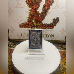 COLLECTOR’S ITEM - LV Playing Card in Protective Plastic Case - 8 of Spades